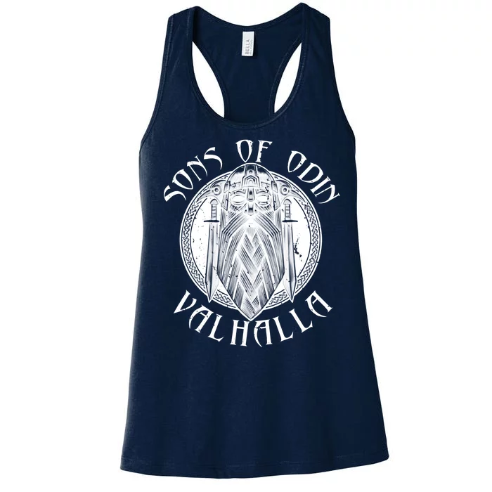 Son Of Odin Valhalla Women's Racerback Tank