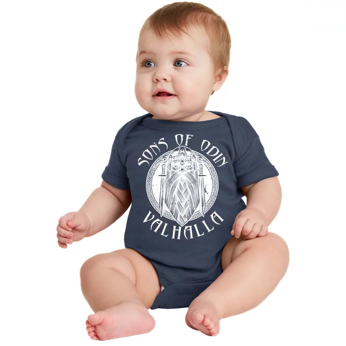 Son Of Odin Valhalla Baby Bodysuit