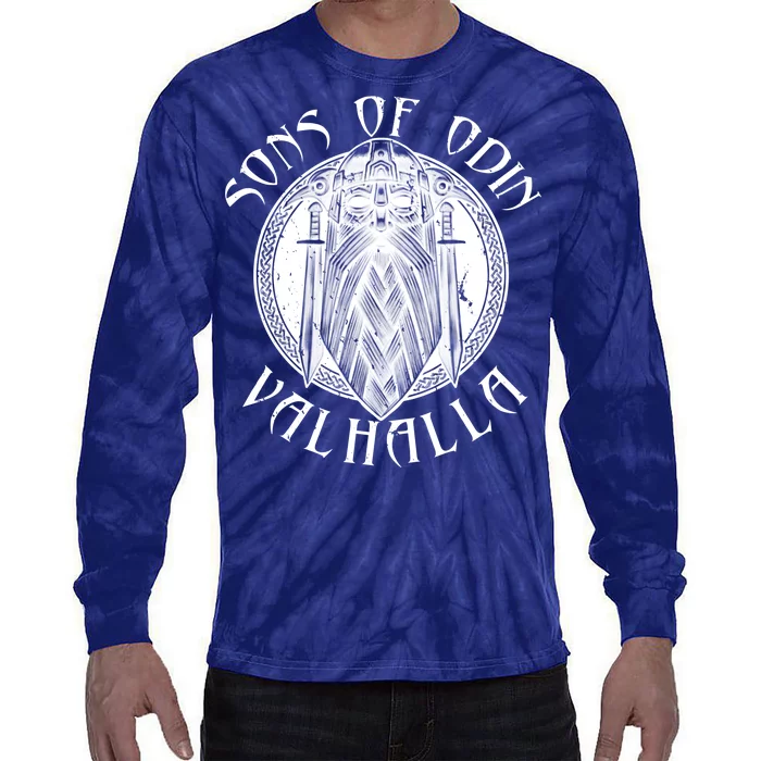 Son Of Odin Valhalla Tie-Dye Long Sleeve Shirt