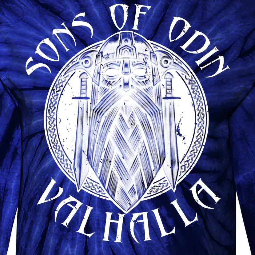 Son Of Odin Valhalla Tie-Dye Long Sleeve Shirt