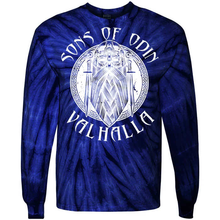 Son Of Odin Valhalla Tie-Dye Long Sleeve Shirt