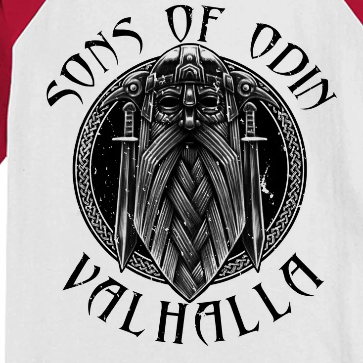 Son Of Odin Valhalla Kids Colorblock Raglan Jersey