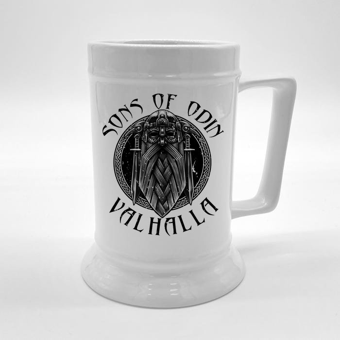 Son Of Odin Valhalla Front & Back Beer Stein