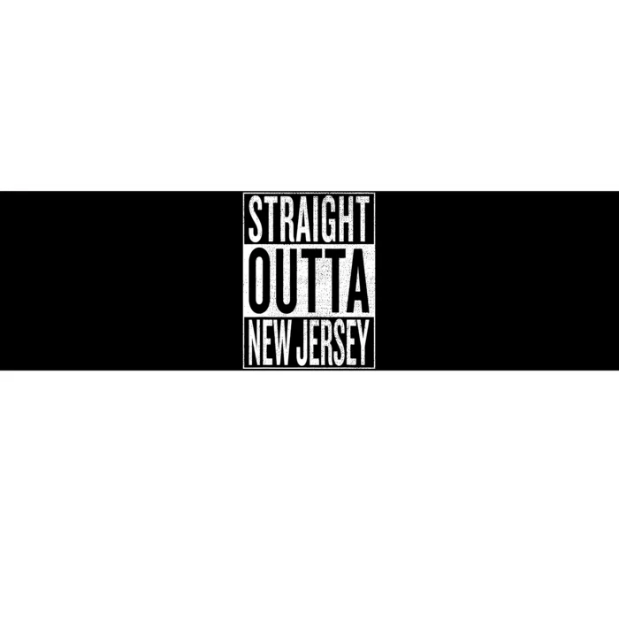 Straight Outta New Jersey Great Travel Gift Idea Bumper Sticker