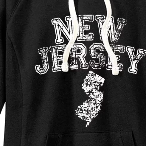 State Of New Jersey Nj Home Pride Hometown Women's Fleece Hoodie