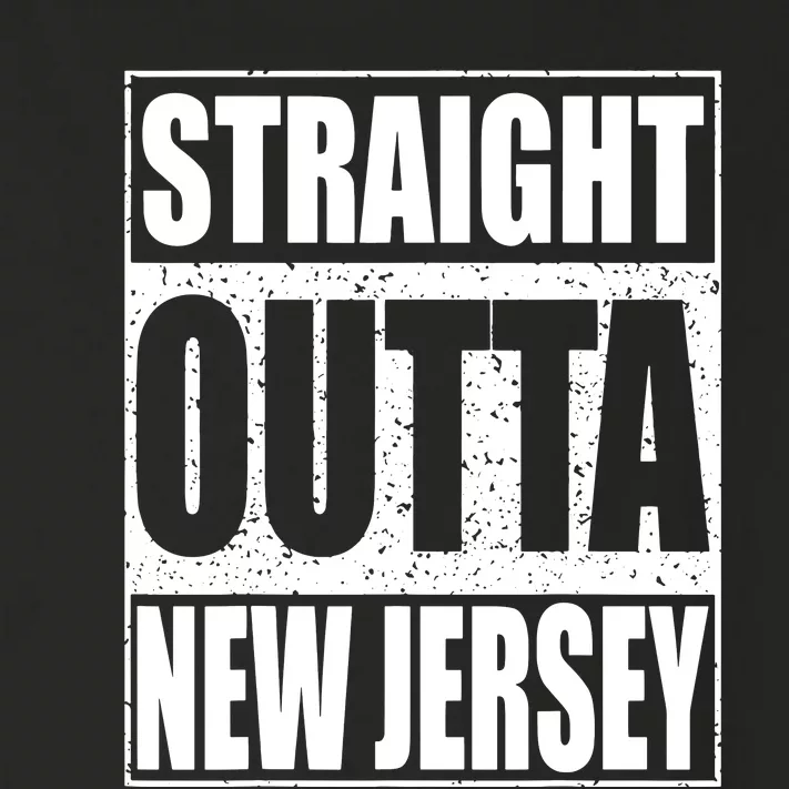 Straight Outta New Jersey Patriotic New Jersey State Toddler Long Sleeve Shirt