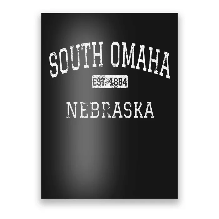 South Omaha Nebraska Ne Vintage Poster