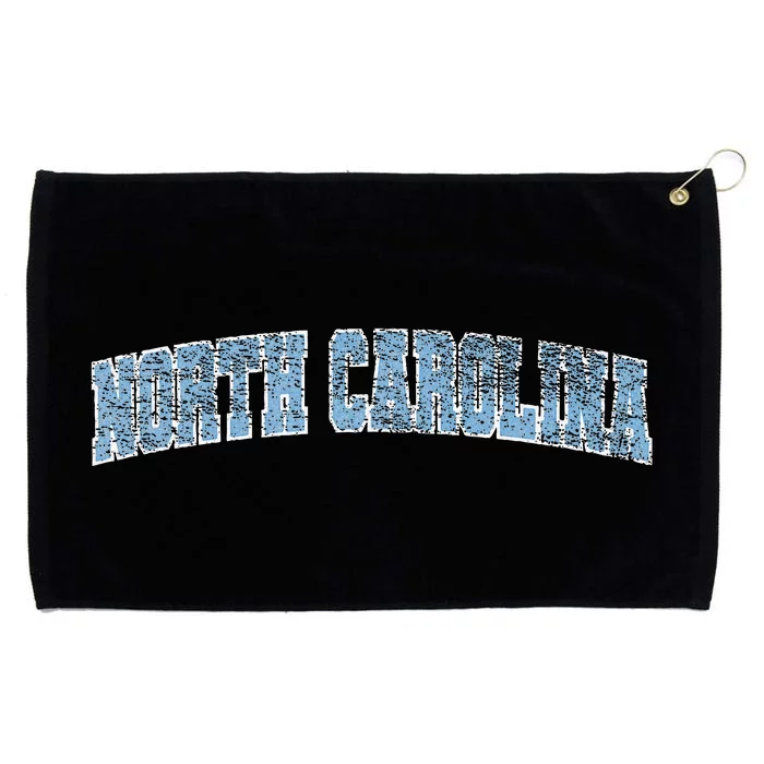 State Of North Carolina Varsity Style Faded Grommeted Golf Towel