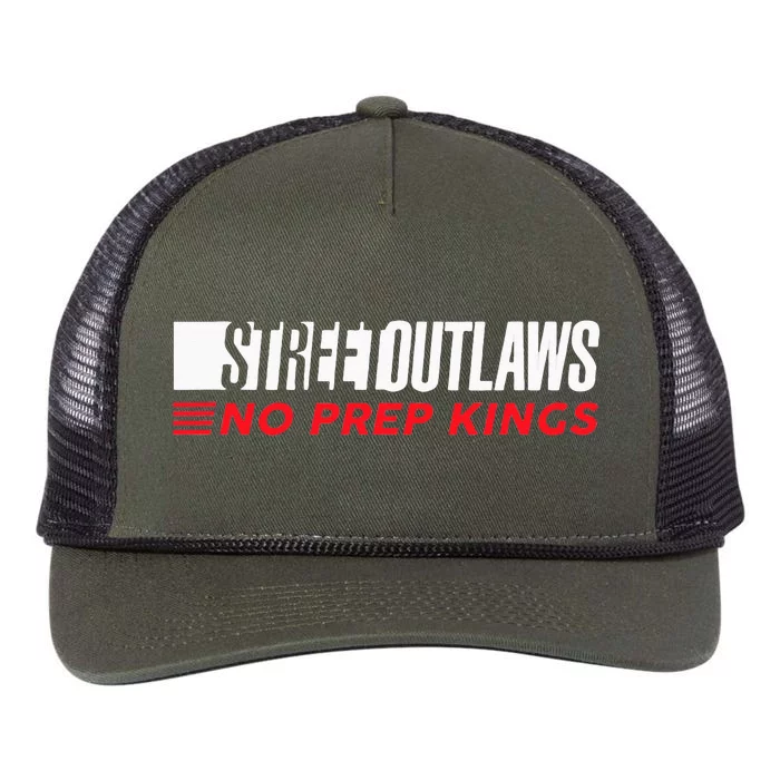 Street Outlaws No Prep Kings Retro Rope Trucker Hat Cap