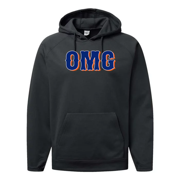 Says Omg New York Apparel Performance Fleece Hoodie