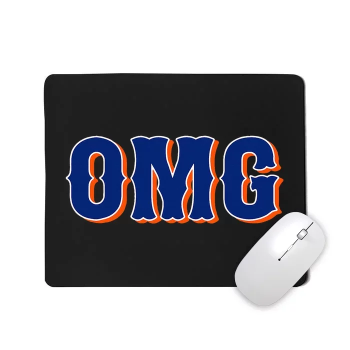 Says Omg New York Apparel Mousepad