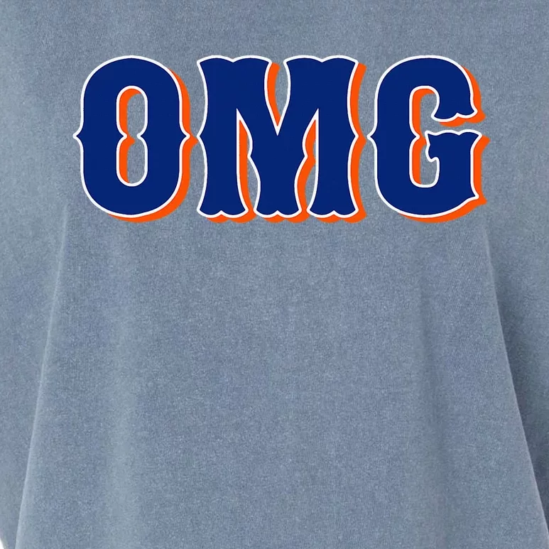 Says Omg New York Apparel Garment-Dyed Women's Muscle Tee