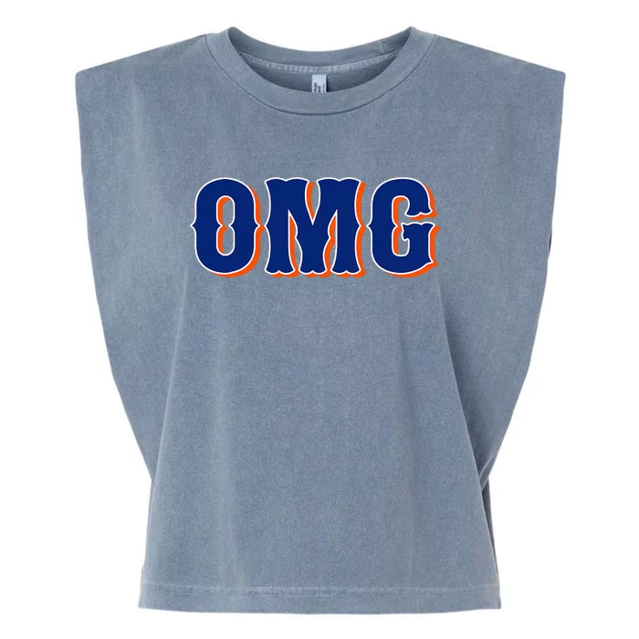 Says Omg New York Apparel Garment-Dyed Women's Muscle Tee