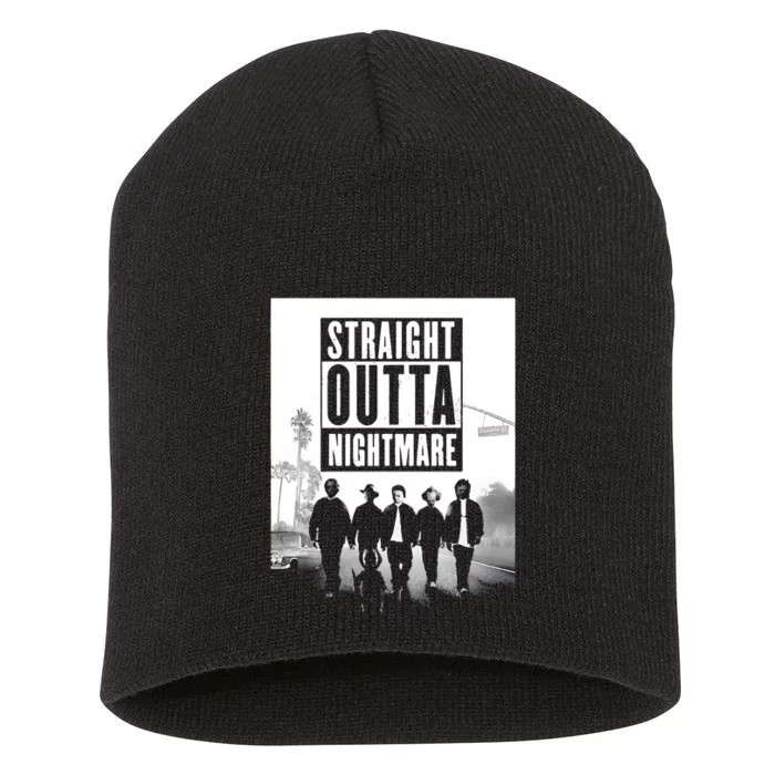 Straight Outta Nightmare Short Acrylic Beanie