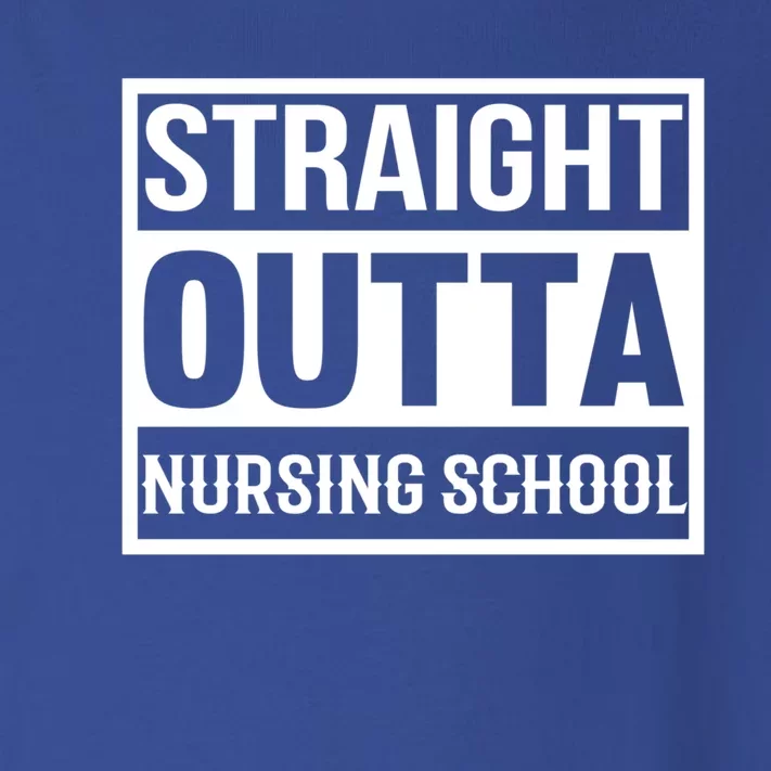 Straight Outta Nursing School Clinical Study Education Great Gift Toddler Long Sleeve Shirt