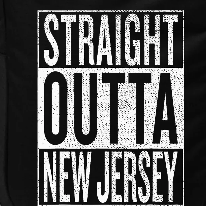 Straight Outta New Jersey Great Travel & Gift Idea Impact Tech Backpack