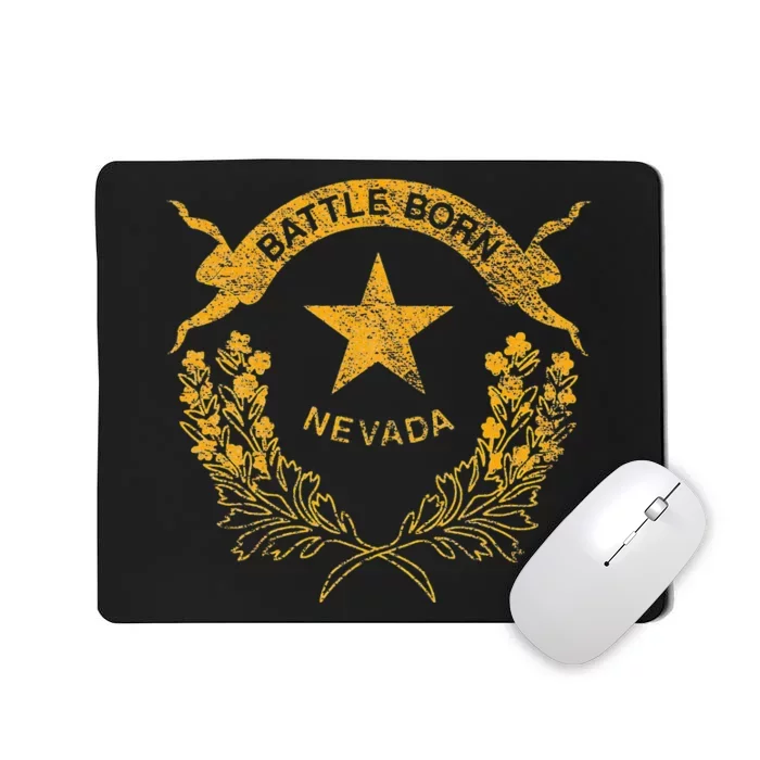 STATE OF NEVADA FLAG LAS VEGAS RENO LAKE TAHOE CARSON Mousepad