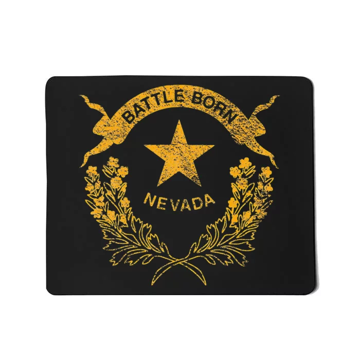 STATE OF NEVADA FLAG LAS VEGAS RENO LAKE TAHOE CARSON Mousepad