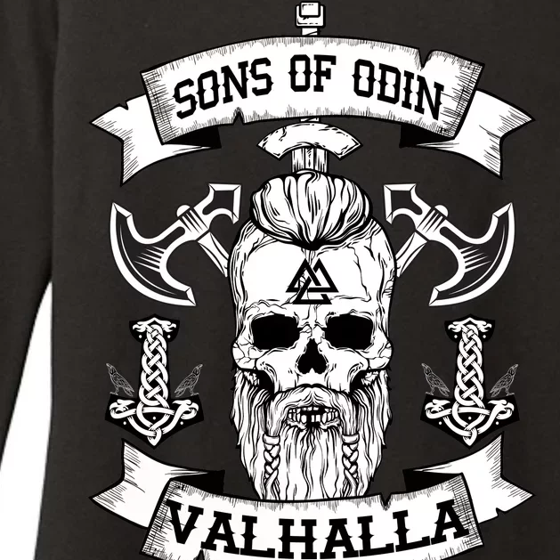 Sons Of Odin Valhalla Womens CVC Long Sleeve Shirt