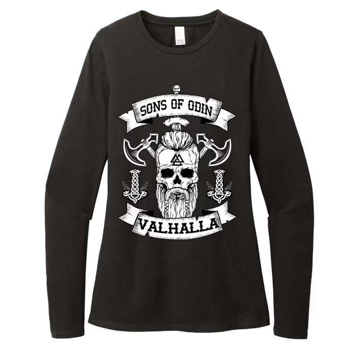 Sons Of Odin Valhalla Womens CVC Long Sleeve Shirt