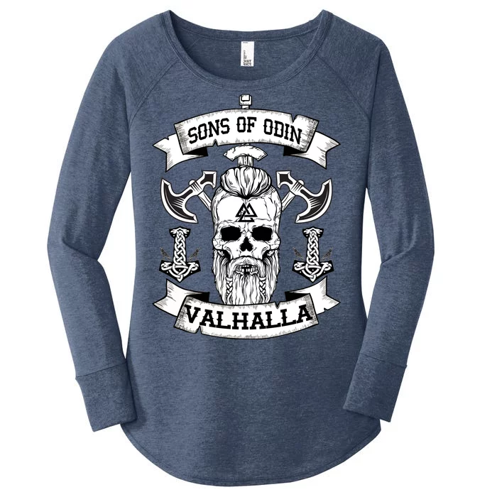 Sons Of Odin Valhalla Women's Perfect Tri Tunic Long Sleeve Shirt