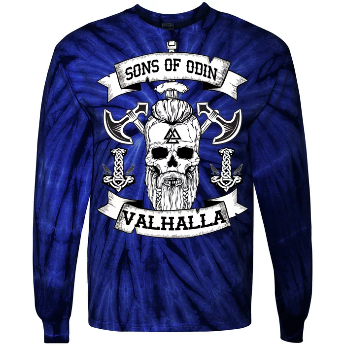 Sons Of Odin Valhalla Tie-Dye Long Sleeve Shirt