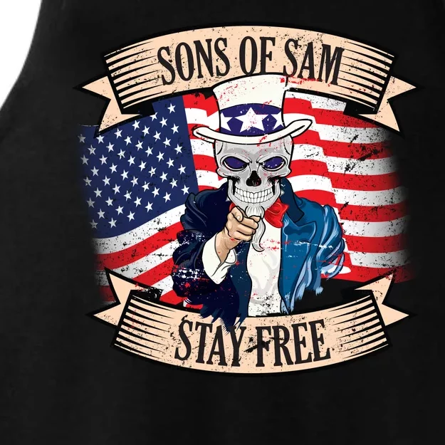 Sons Of Sam Stay Free Ladies Tri-Blend Wicking Tank