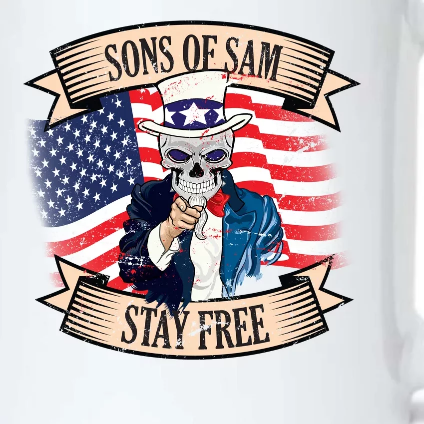 Sons Of Sam Stay Free Black Color Changing Mug