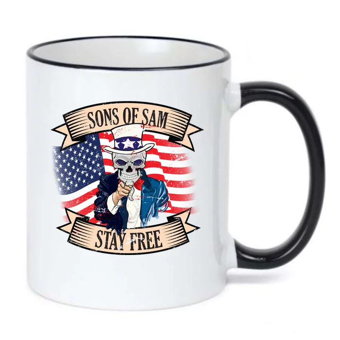 Sons Of Sam Stay Free Black Color Changing Mug