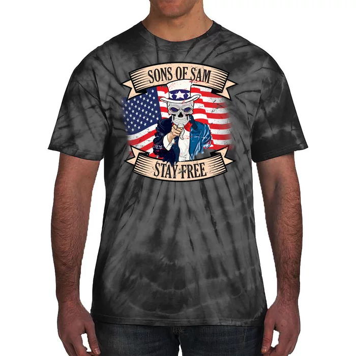 Sons Of Sam Stay Free Tie-Dye T-Shirt