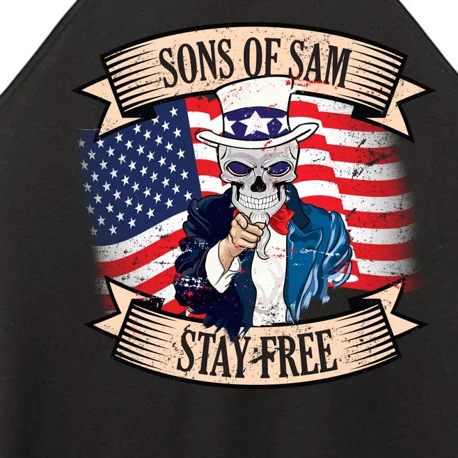 Sons Of Sam Stay Free Women’s Perfect Tri Rocker Tank