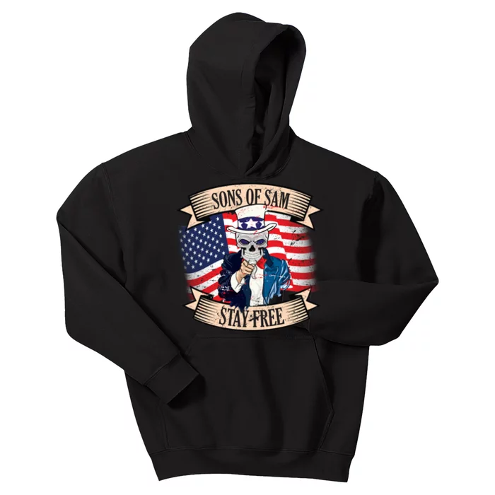 Sons Of Sam Stay Free Kids Hoodie