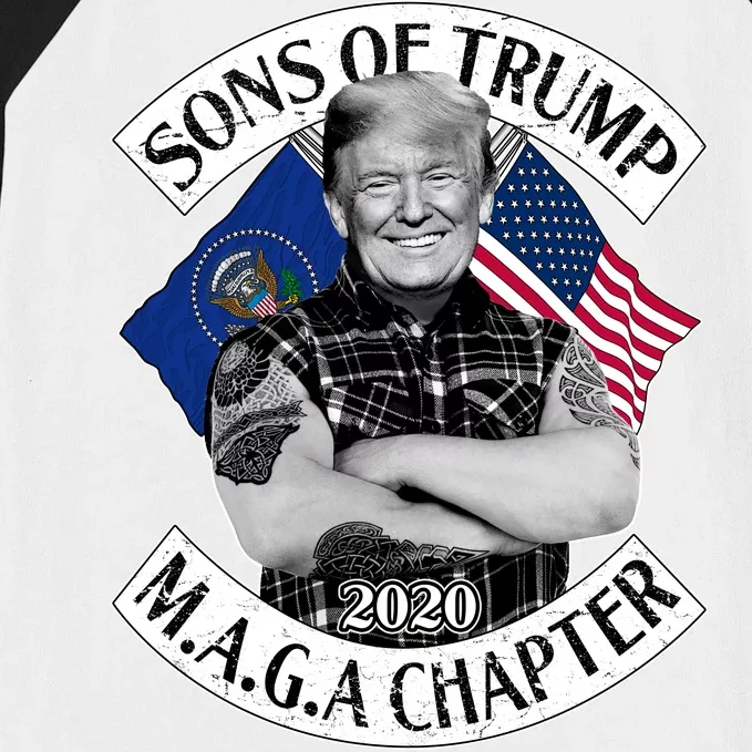 Sons of Trump 2020 MAGA Chapter Baseball Sleeve Shirt