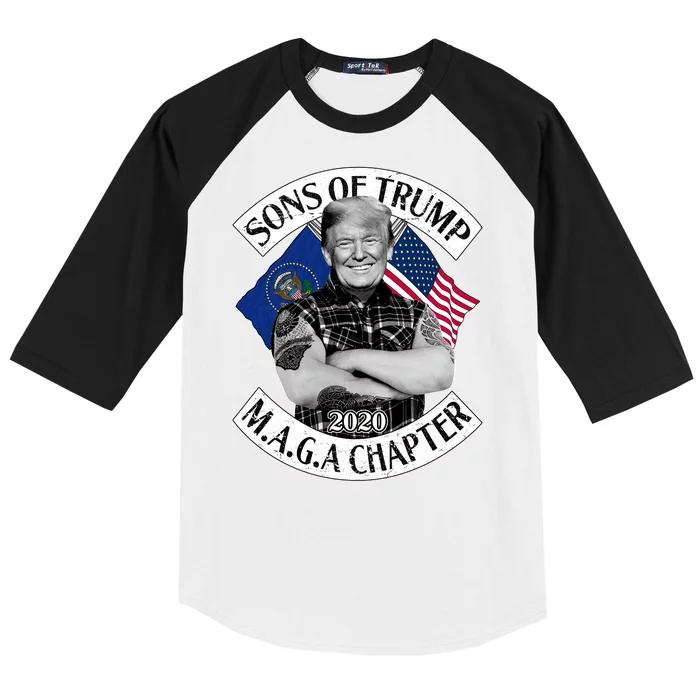 Sons of Trump 2020 MAGA Chapter Baseball Sleeve Shirt