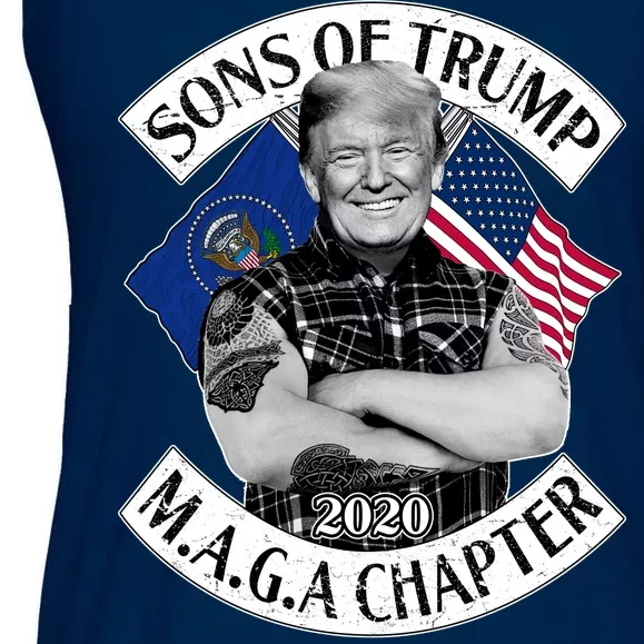 Sons of Trump 2020 MAGA Chapter Ladies Essential Flowy Tank