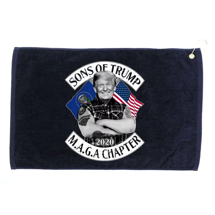 Sons of Trump 2020 MAGA Chapter Grommeted Golf Towel