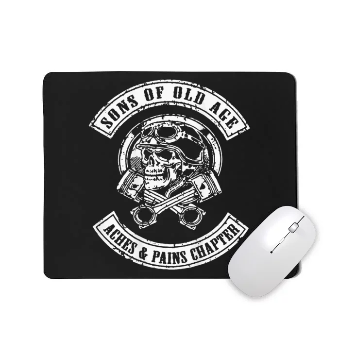 Sons Of Old Age Aches And Pains Chapter (On Back) Mousepad