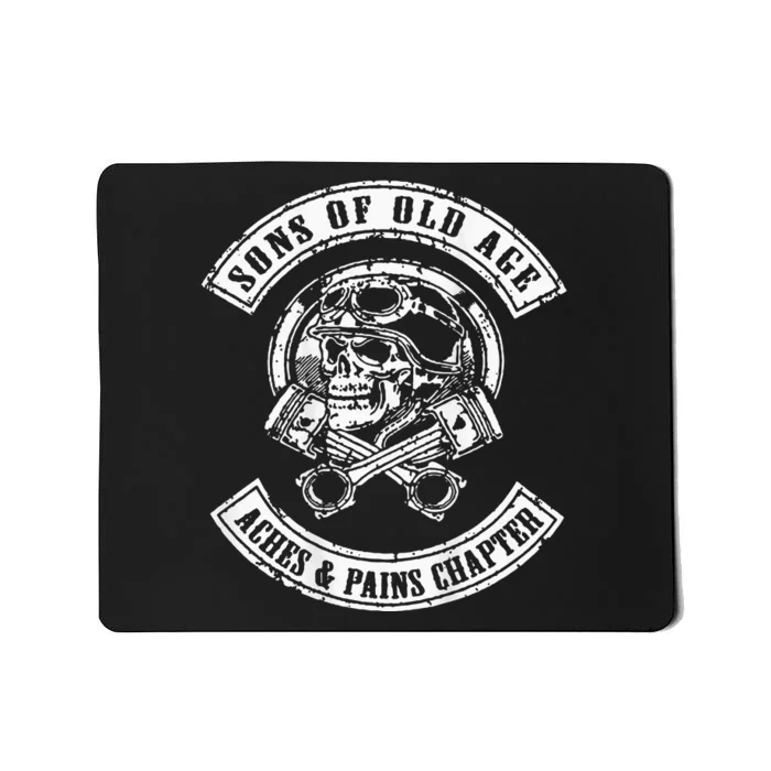 Sons Of Old Age Aches And Pains Chapter (On Back) Mousepad