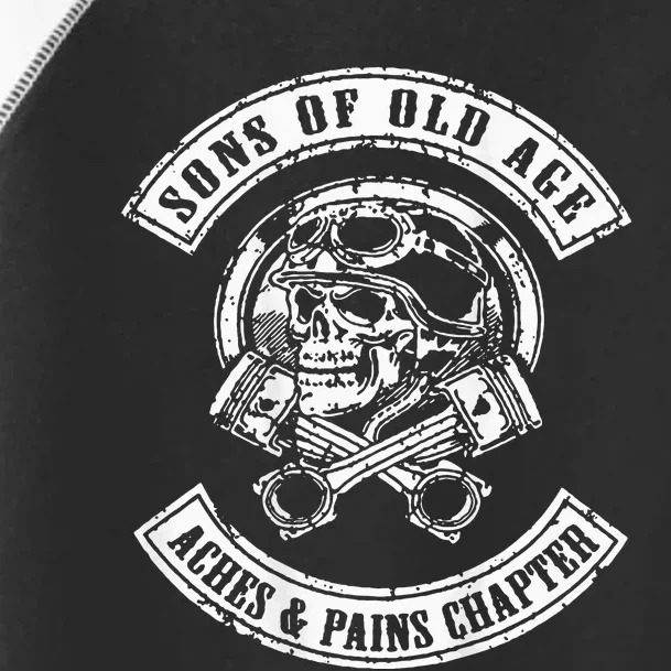 Sons Of Old Age Aches And Pains Chapter (On Back) Toddler Fine Jersey T-Shirt