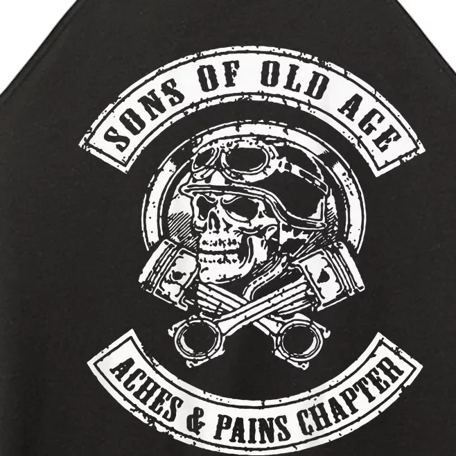 Sons Of Old Age Aches And Pains Chapter (On Back) Women’s Perfect Tri Rocker Tank