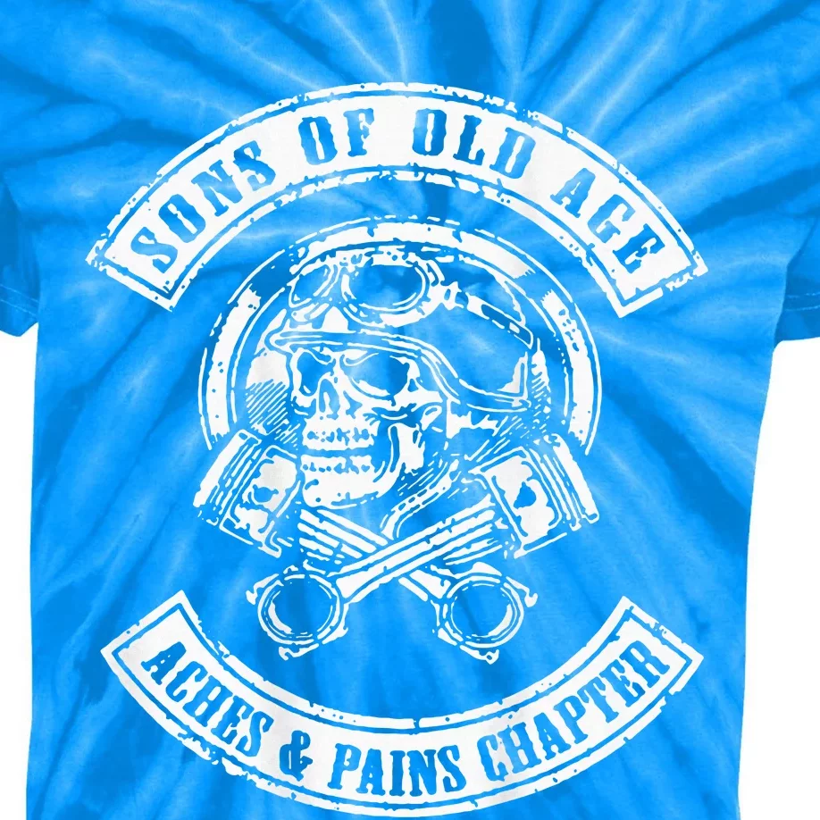 Sons Of Old Age Aches And Pains Chapter Kids Tie-Dye T-Shirt