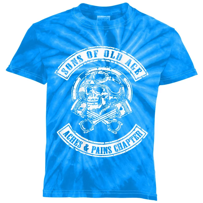 Sons Of Old Age Aches And Pains Chapter Kids Tie-Dye T-Shirt