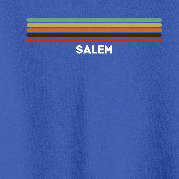 Salem Oregon Or Us Cities Of America Retro Gift Toddler T-Shirt