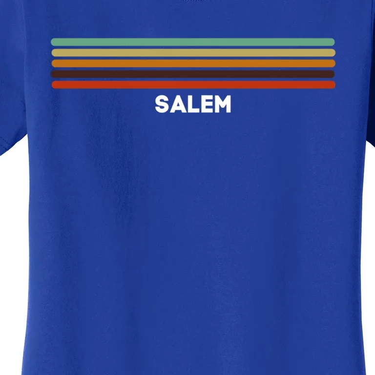 Salem Oregon Or Us Cities Of America Retro Gift Women's T-Shirt