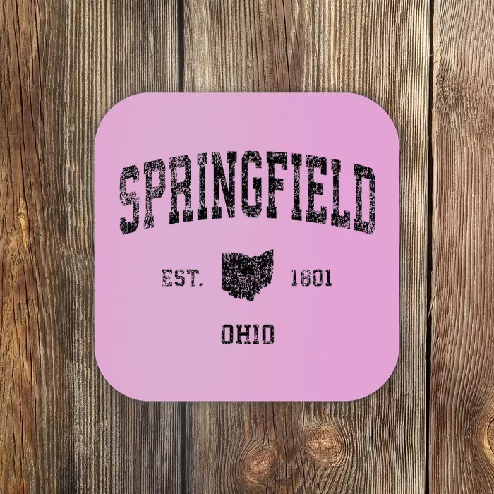 Springfield Ohio Oh Vintage Sports Coaster