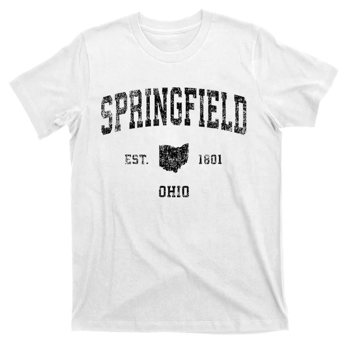 Springfield Ohio Oh Vintage Sports T-Shirt