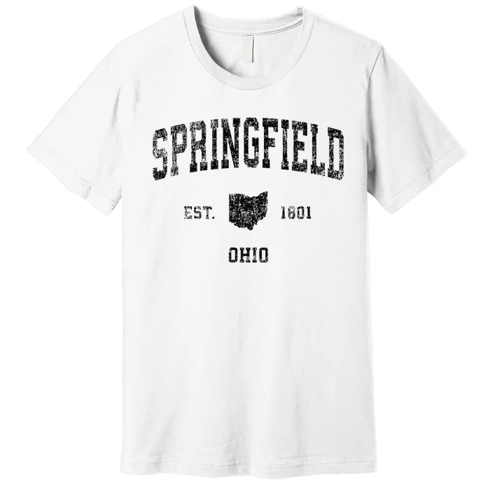 Springfield Ohio Oh Vintage Sports Premium T-Shirt