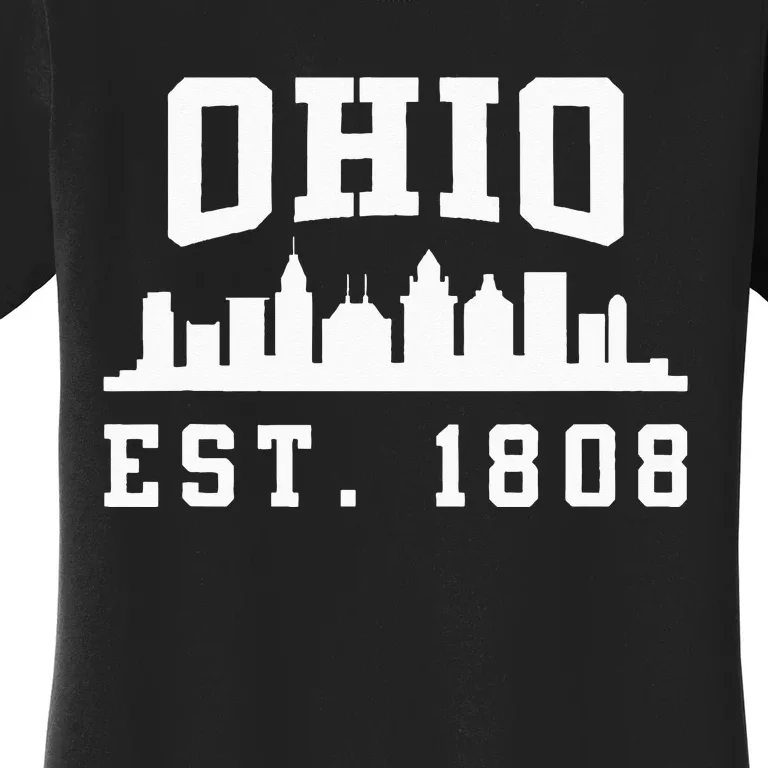 State Of Ohio Home State Lover Ohio Est. 1808 Women's T-Shirt