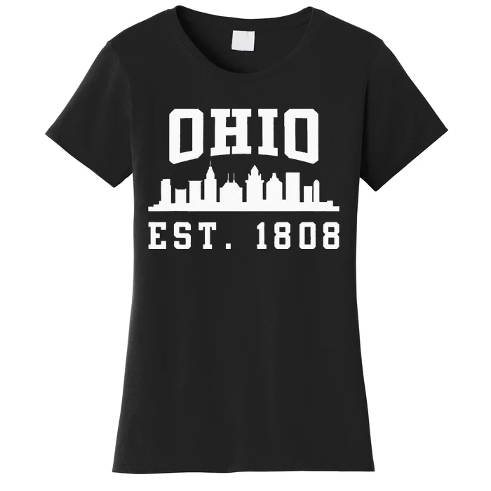 State Of Ohio Home State Lover Ohio Est. 1808 Women's T-Shirt