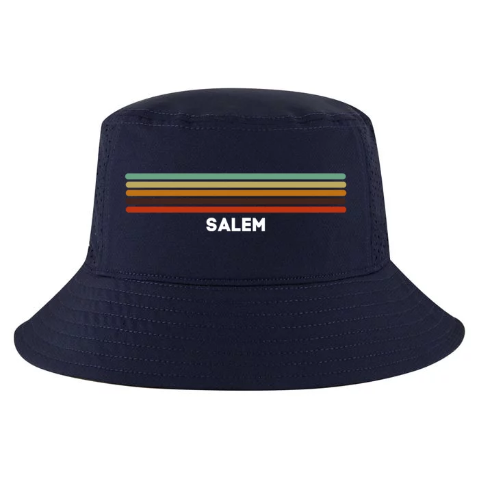 Salem Oregon Or Us Cities Of America Retro Funny Gift Cool Comfort Performance Bucket Hat